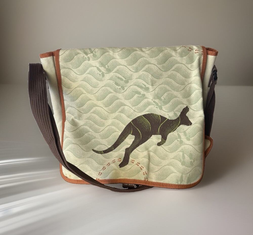 Working Class Studio SCAD Kangaroo Canvas Messenger Bag Barnes Noble 2007 Retro